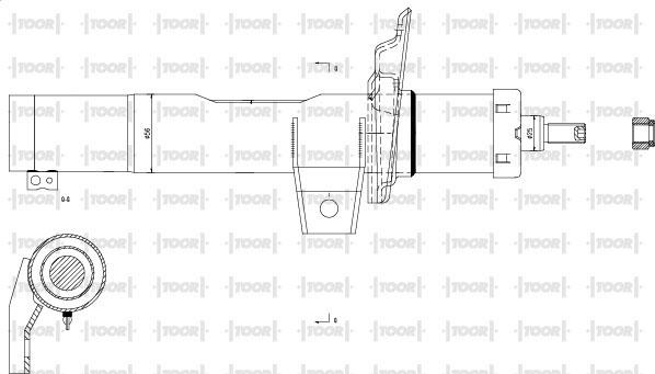 TOOR SG10410 - Amortizators www.autospares.lv