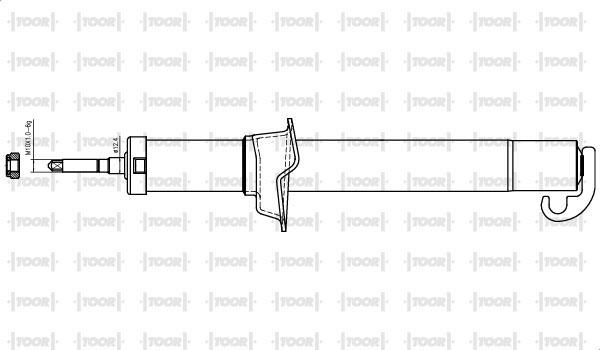 TOOR SG10360 - Amortizators www.autospares.lv