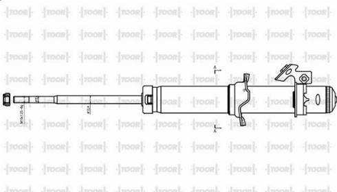 TOOR SG11561 - Amortizators autospares.lv