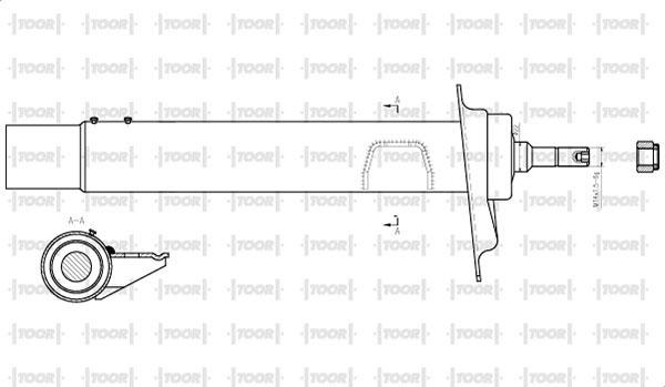 TOOR SG11351 - Amortizators www.autospares.lv