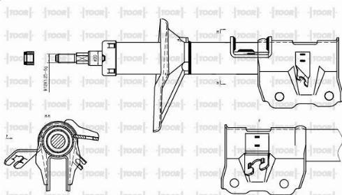 TOOR SG13951 - Амортизатор www.autospares.lv