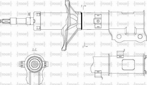 TOOR SG13961 - Amortizators autospares.lv