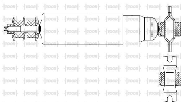 TOOR SG12290 - Shock Absorber www.autospares.lv