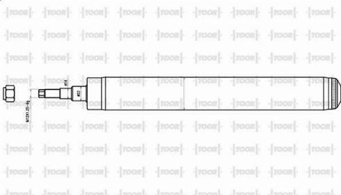 TOOR SO14350 - Shock Absorber www.autospares.lv