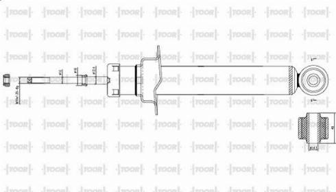 TOOR SO14200 - Amortizators autospares.lv