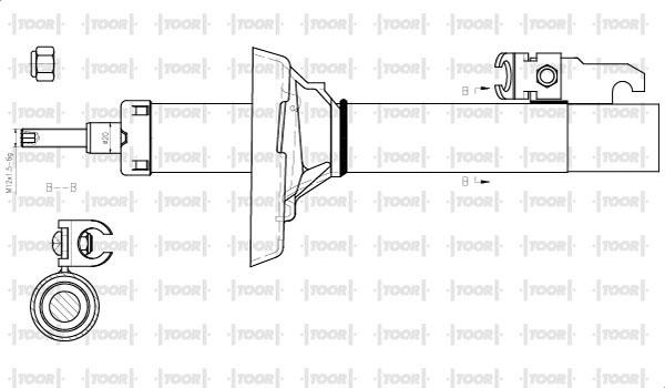 TOOR SO14270 - Amortizators autospares.lv