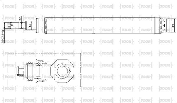 TOOR SO17030 - Amortizators www.autospares.lv