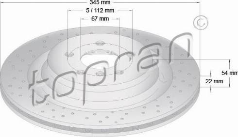 Topran 409 485 - Bremžu diski www.autospares.lv