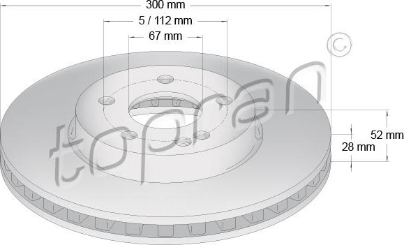 Topran 409 329 - Bremžu diski www.autospares.lv