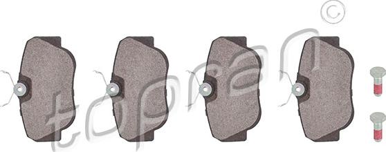 Topran 400 517 - Brake Pad Set, disc brake www.autospares.lv