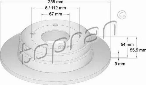 Topran 400 861 - Bremžu diski www.autospares.lv