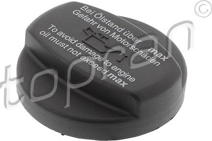 Topran 400 251 - Sealing Cap, oil filling port www.autospares.lv