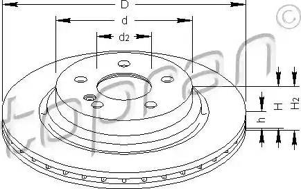 Topran 401 902 - Bremžu diski www.autospares.lv