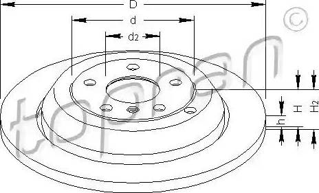 Topran 401 935 - Bremžu diski autospares.lv