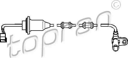 Topran 401 549 - Devējs, Riteņu griešanās ātrums www.autospares.lv