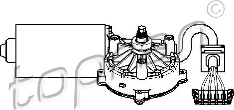 Topran 401 531 - Stikla tīrītāju motors www.autospares.lv