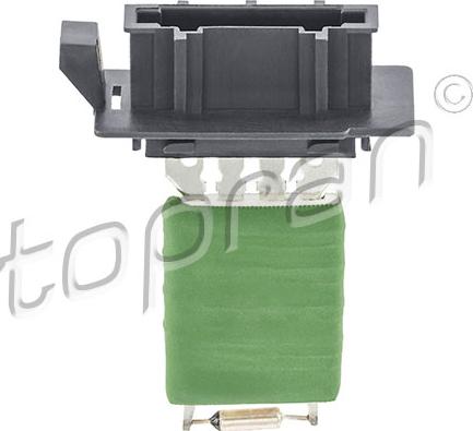 Topran 401 830 - Resistor, interior blower www.autospares.lv