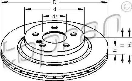 Topran 401 387 - Bremžu diski www.autospares.lv