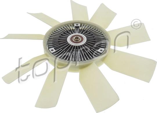 Topran 408 633 - Sajūgs, Radiatora ventilators www.autospares.lv