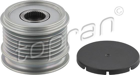 Topran 408 391 - Pulley, alternator, freewheel clutch www.autospares.lv