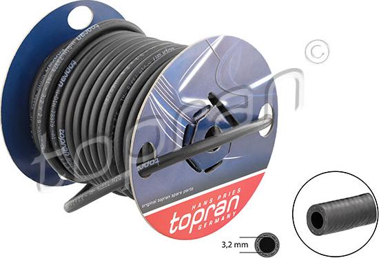 Topran 407 905 - Fuel Hose www.autospares.lv