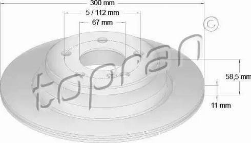 Topran 401 403 - Bremžu diski www.autospares.lv