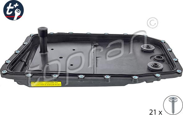 Topran 500 991 - Eļļas vācele, Automātiskā pārnesumkārba www.autospares.lv