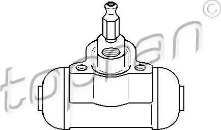 Topran 500 505 - Riteņa bremžu cilindrs www.autospares.lv