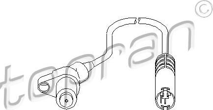 Topran 500 883 - Devējs, Riteņu griešanās ātrums www.autospares.lv