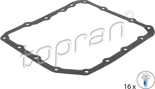 Topran 500 784 - Blīve, Eļļas vācele-Autom. pārnesumkārba www.autospares.lv