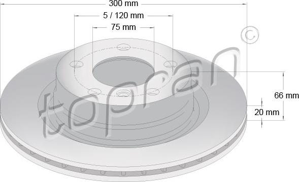 Topran 501 902 - Bremžu diski autospares.lv