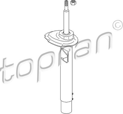 Topran 501 626 - Amortizators www.autospares.lv