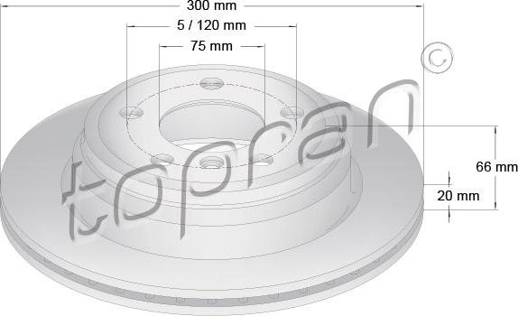 Topran 503 014 - Bremžu diski autospares.lv