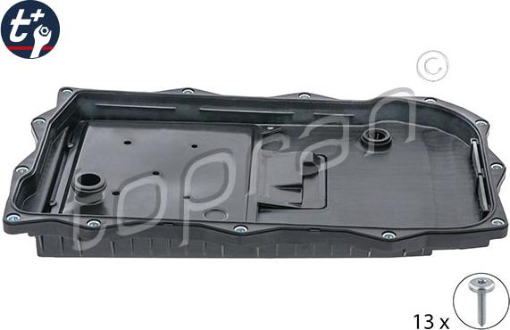 Topran 502 152 - Масляный поддон, автоматическая коробка передач www.autospares.lv