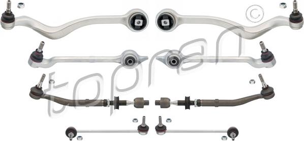 Topran 502 184 - Link Set, wheel suspension www.autospares.lv