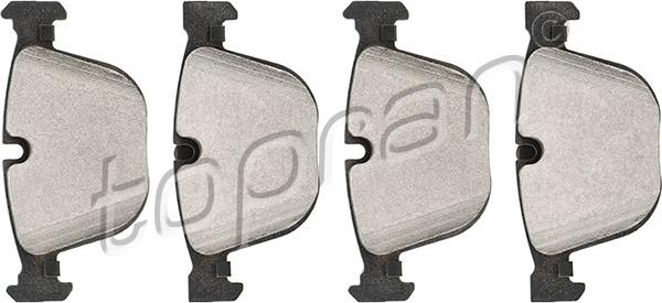 Topran 502 240 - Bremžu uzliku kompl., Disku bremzes www.autospares.lv