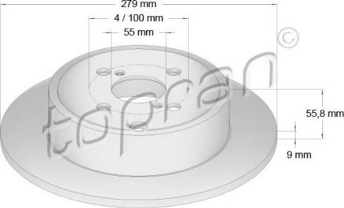 Topran 600 602 - Bremžu diski autospares.lv