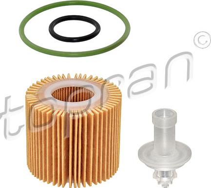 Topran 600 030 - Eļļas filtrs autospares.lv