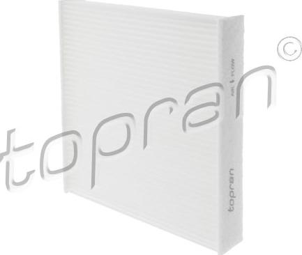 Topran 600 038 - Filter, interior air www.autospares.lv