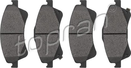 Topran 624 519 - Brake Pad Set, disc brake www.autospares.lv