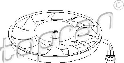 Topran 109 828 - Ventilators, Motora dzesēšanas sistēma www.autospares.lv