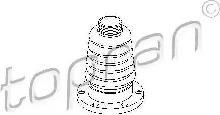 Topran 109 250 - Пыльник, приводной вал www.autospares.lv