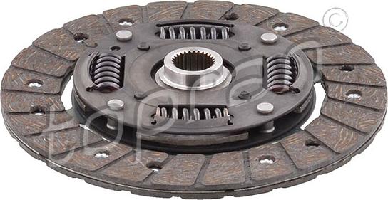 Topran 109 257 - Clutch Disc www.autospares.lv