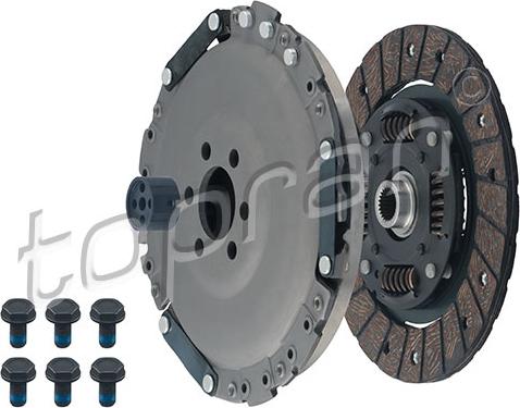 Topran 109 208 - Комплект сцепления www.autospares.lv