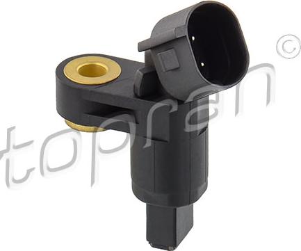 Topran 109 753 - Sensor, wheel speed www.autospares.lv