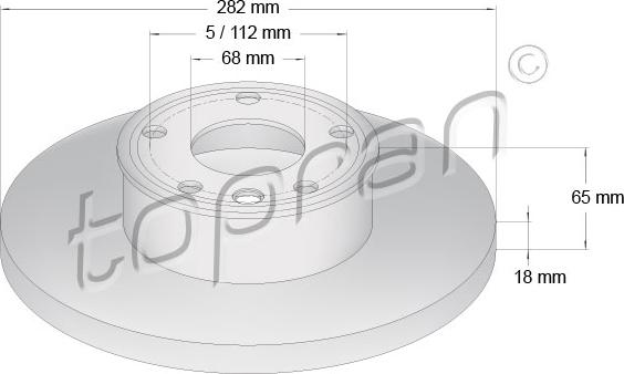 Topran 104 088 - Bremžu diski autospares.lv