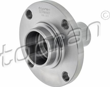 Topran 104 317 - Wheel Hub www.autospares.lv