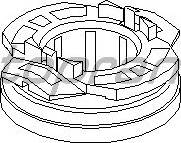 Topran 100 352 546 - Clutch Release Bearing www.autospares.lv