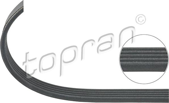 Topran 100 337 - Ķīļrievu siksna www.autospares.lv