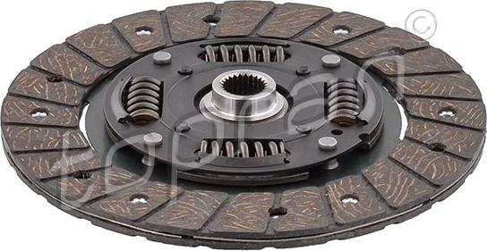 Topran 108 468 - Clutch Disc www.autospares.lv